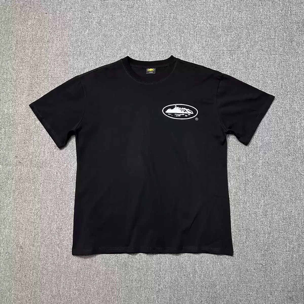 Corteiz Halftone Island Tee *New Blank* 'Black/White'Corteiz (7892 1SS240103HITN）