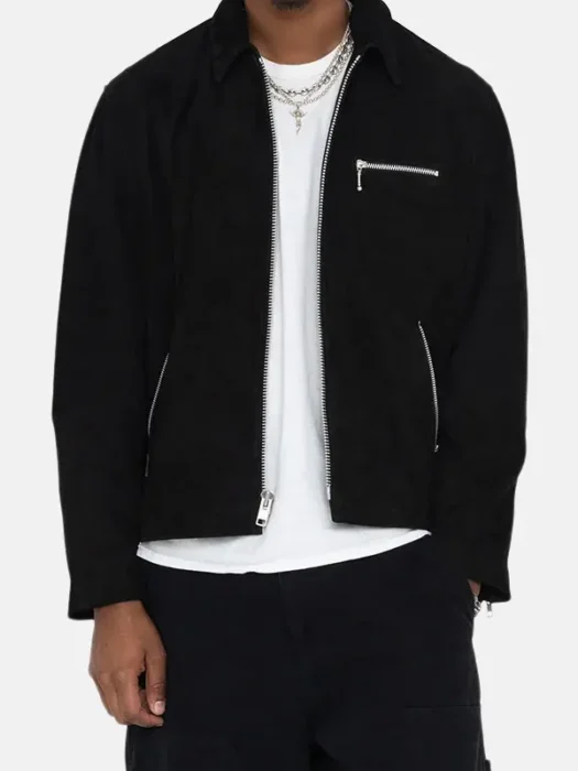Stussy 8 Ball Suede Bing Jacket