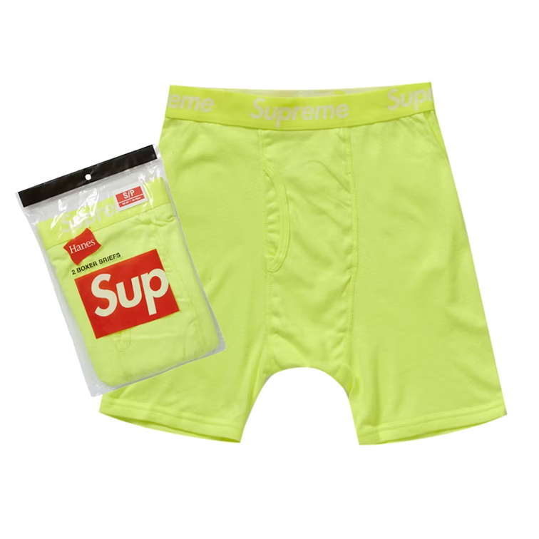 Supreme Hanes Boxer Briefs (2 Pack)（SUP-SS21-065）