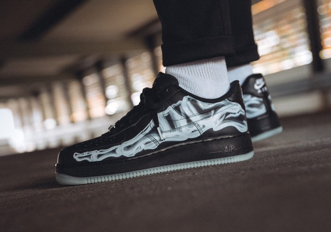 Nike Air Force 1 Skeleton Black BQ7541-001 | SneakerNews.com