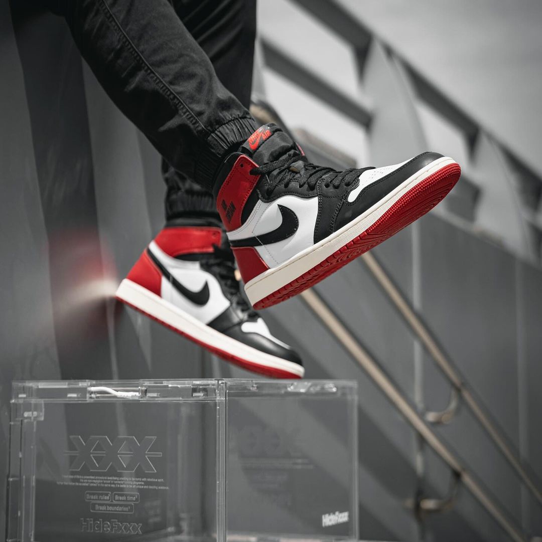 Air Jordan 1 High OG "Black Toe" Reimagined DZ5485-106 | Nice Kicks