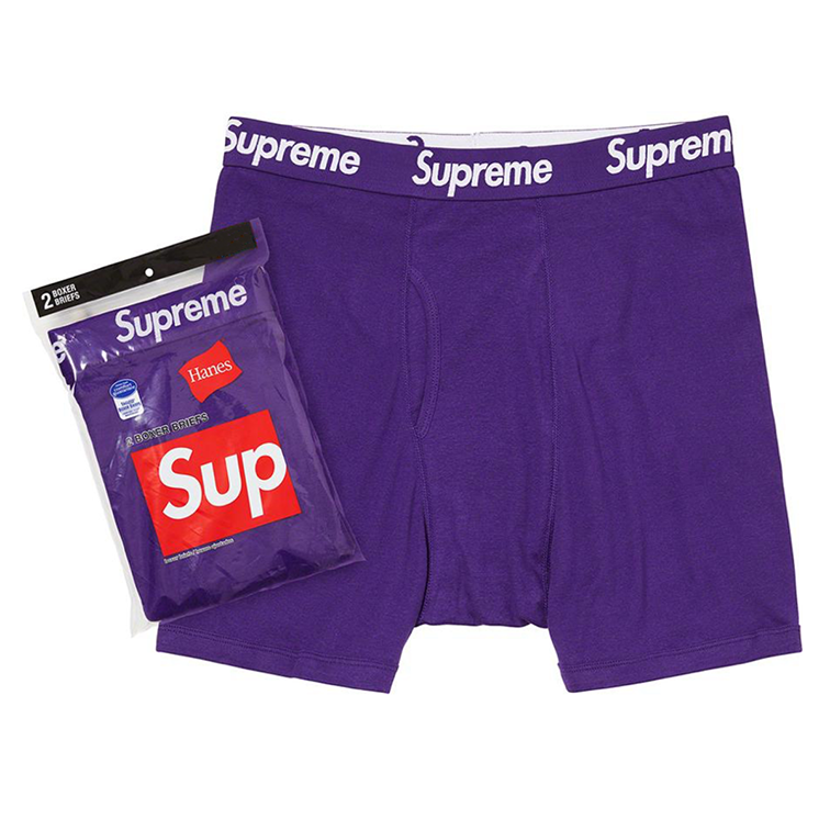Supreme Hanes Boxer Briefs (2 Pack)（SUP-SS21-065）