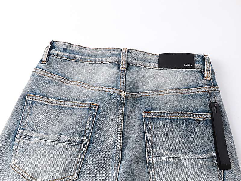 AMIRI Off-set logo jeans (AMDNSY11141）