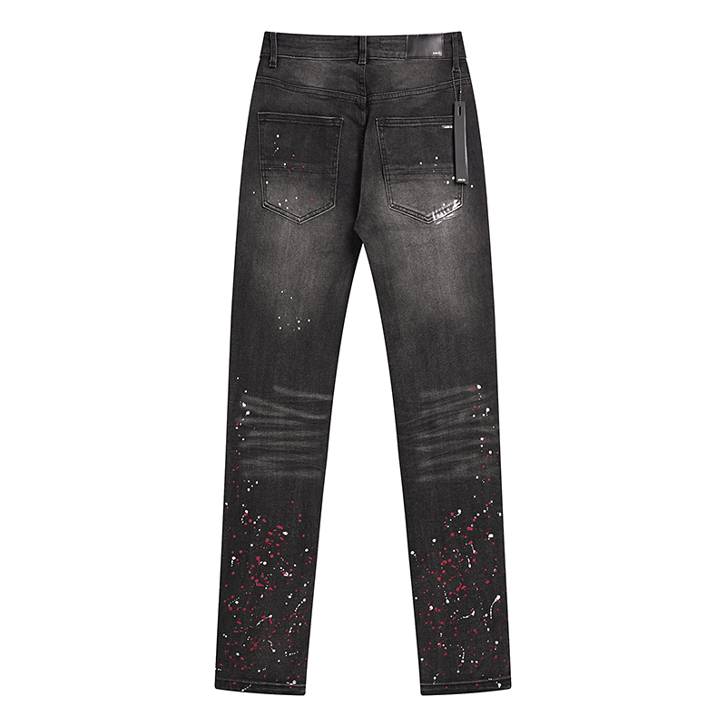 Amiri Men's Black Painter Skinny-Fit Jeans (AMDNSY1134）