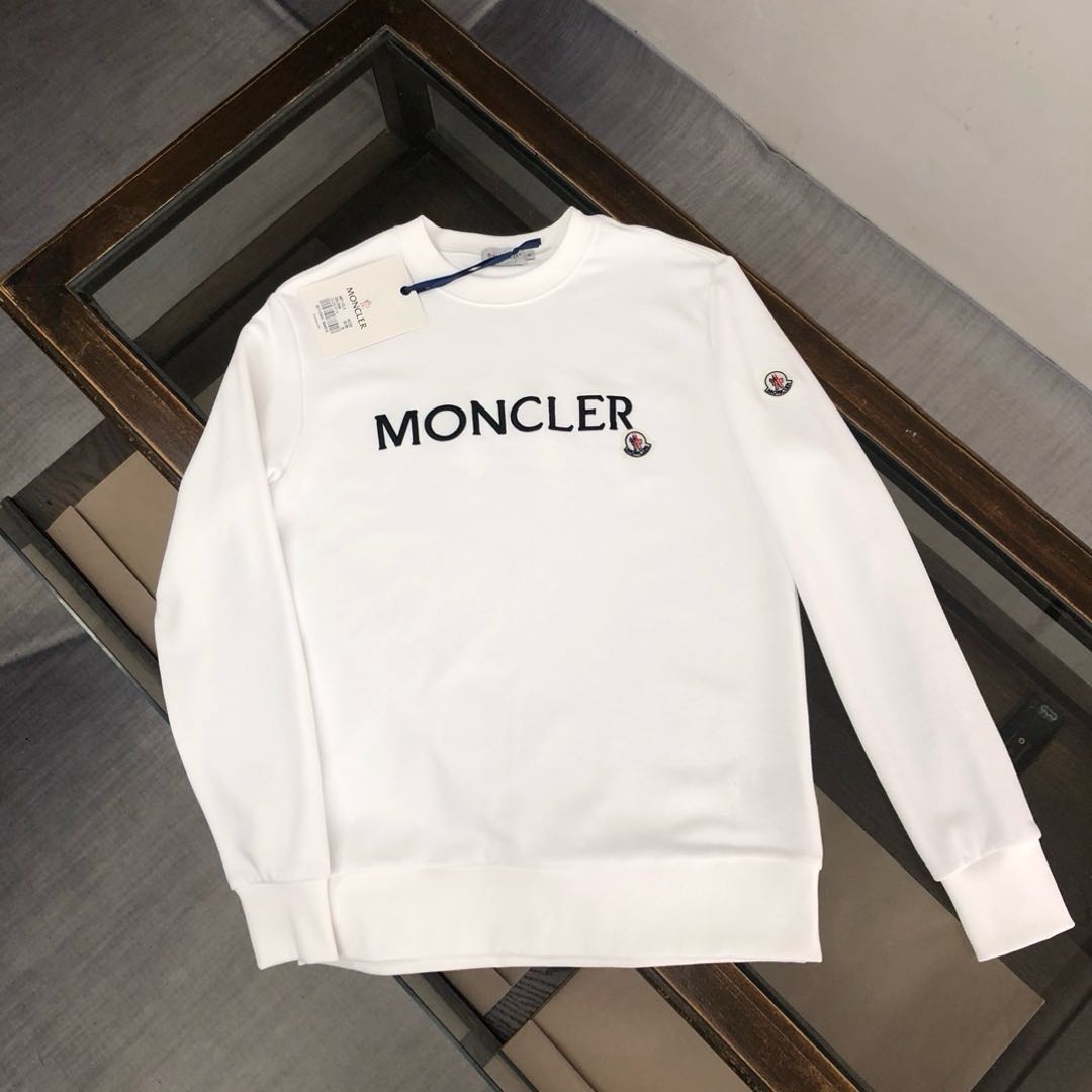 MONCLER lettering embroidered logo hoodie（MK9980）