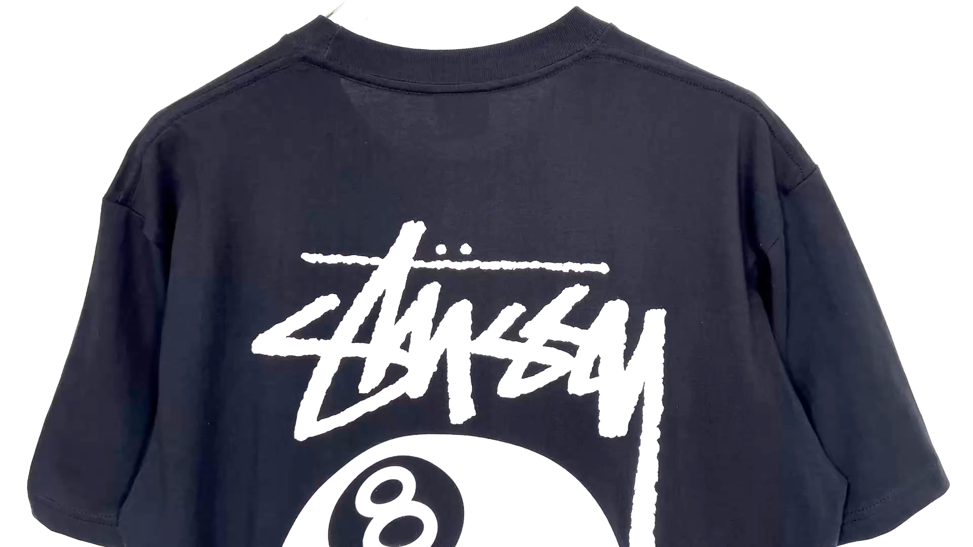 Stussy 8 Ball Pigment Dyed T-Shirt 'Black'（1905022）