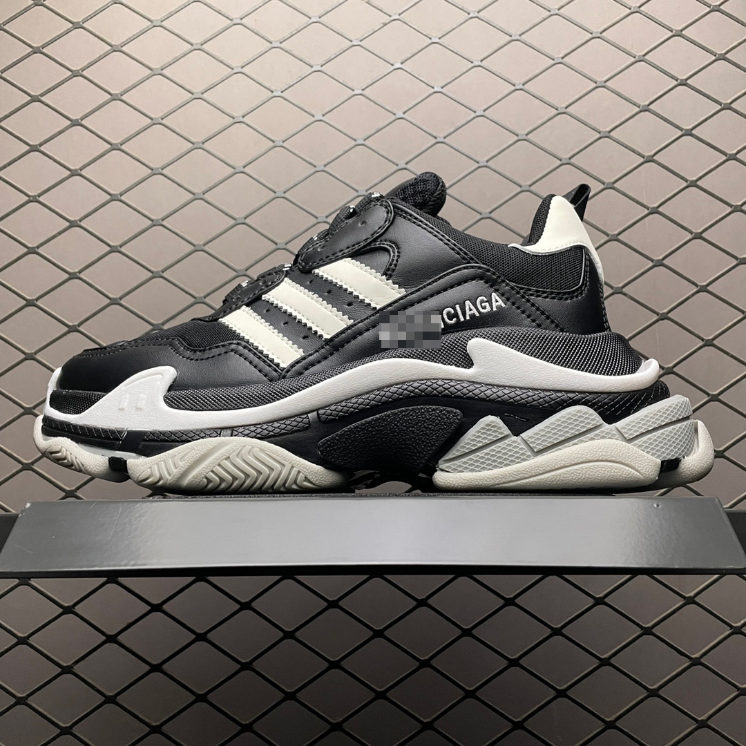  BALENCIAGA Triple S "black"（712821W2ZA21090）