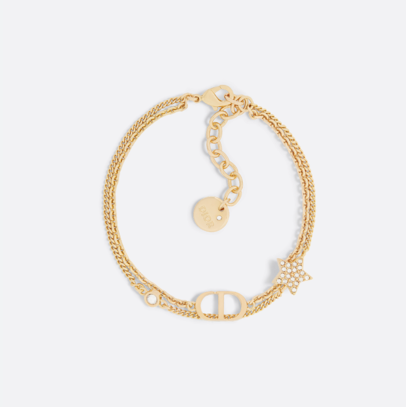 DIOR Petit CD Double-Chain Bracelet（B1133PMTCY_D301）