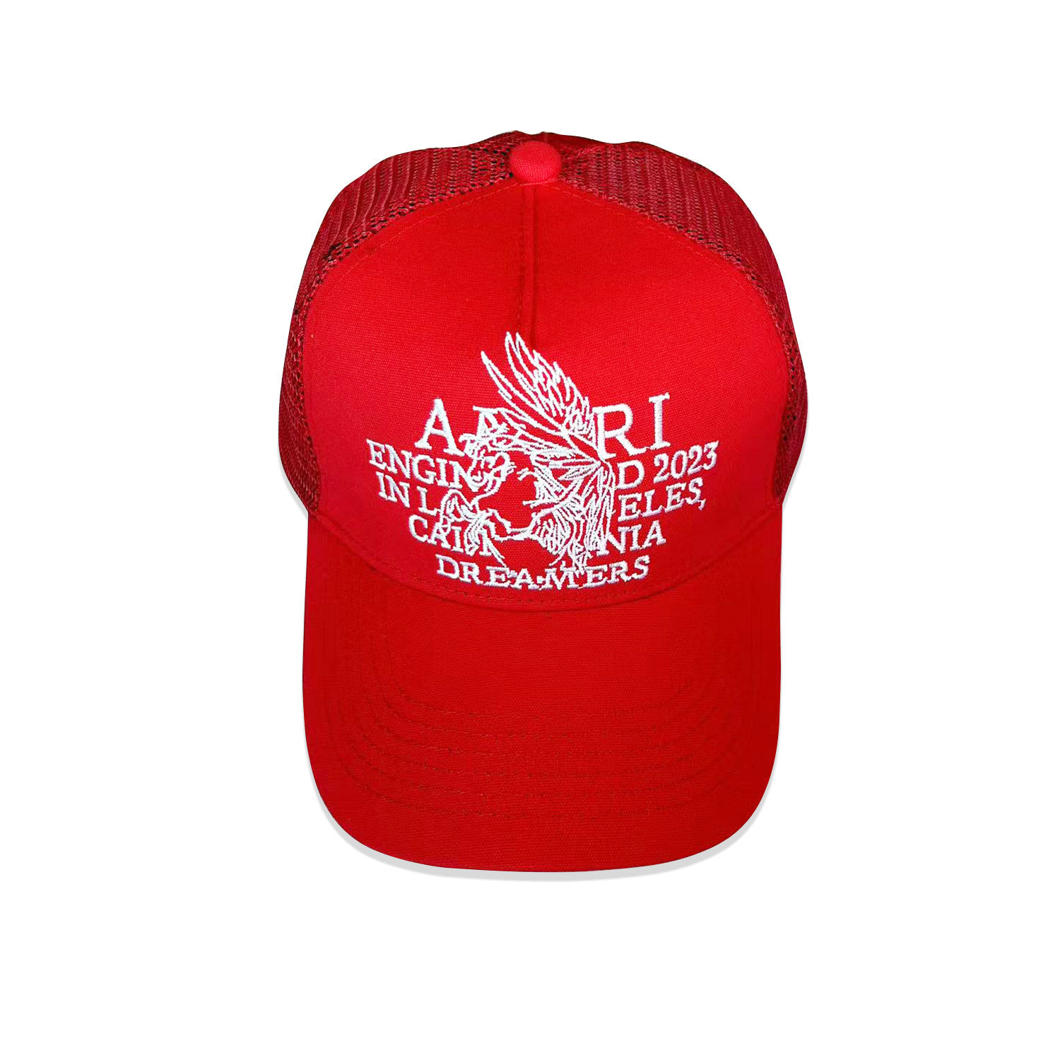 AMIRI logo-print trucker hat（SS23MAH006001）