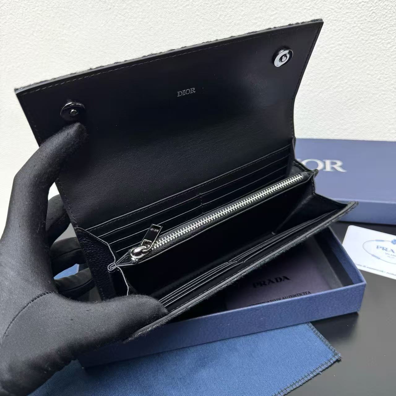 DIOR Long Flap Wallet（2ESBC328YSE_H03E）