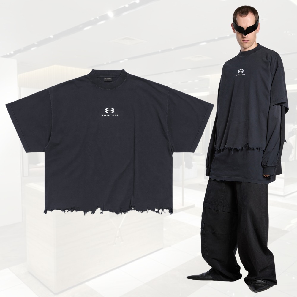 送料込+BALENCIAGA+UNITY SPORTS ICON CROPPED T ...