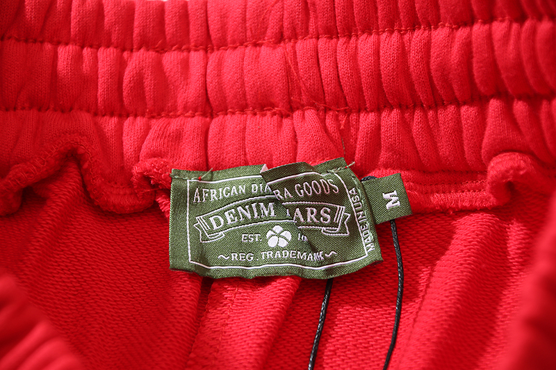 Denim Tears The Cotton Wreath Shorts 'Black'(SS25BRS0621）