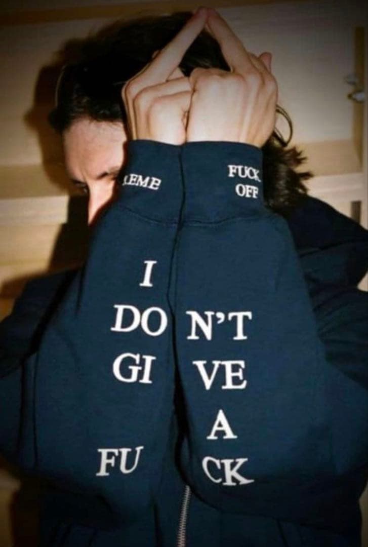 Supreme IDGAF Zip Up Hooded Sweatshirt - メルカリ
