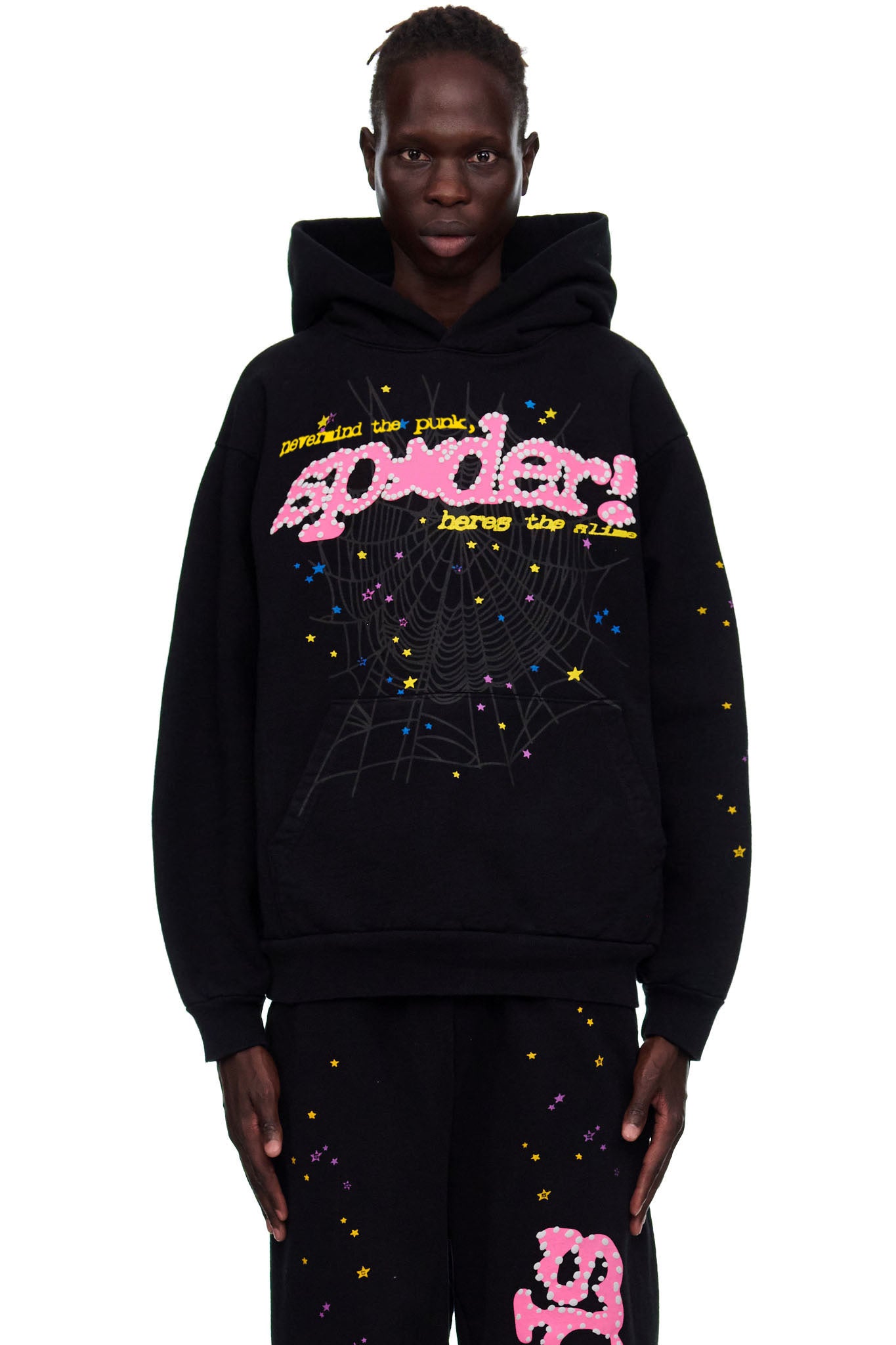 BLACK P*NK V2 HOODIE &ndash; SP5DER
