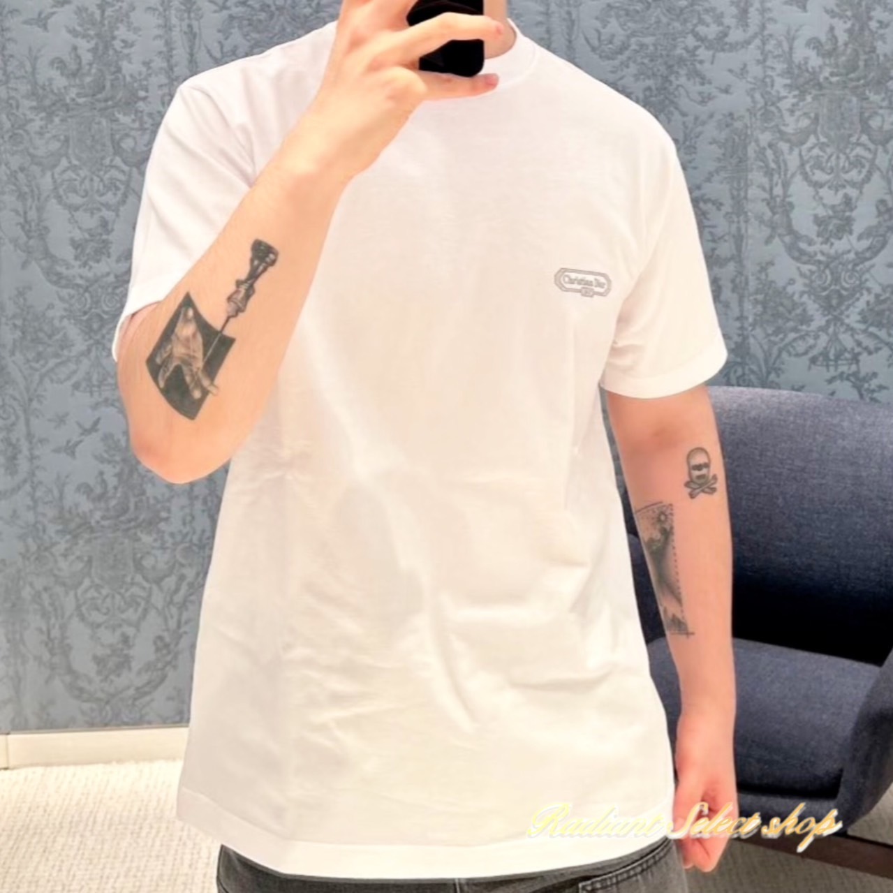 モダンな装い☆】Dior CD Box Tシャツ コットンジャージー (Dior ...
