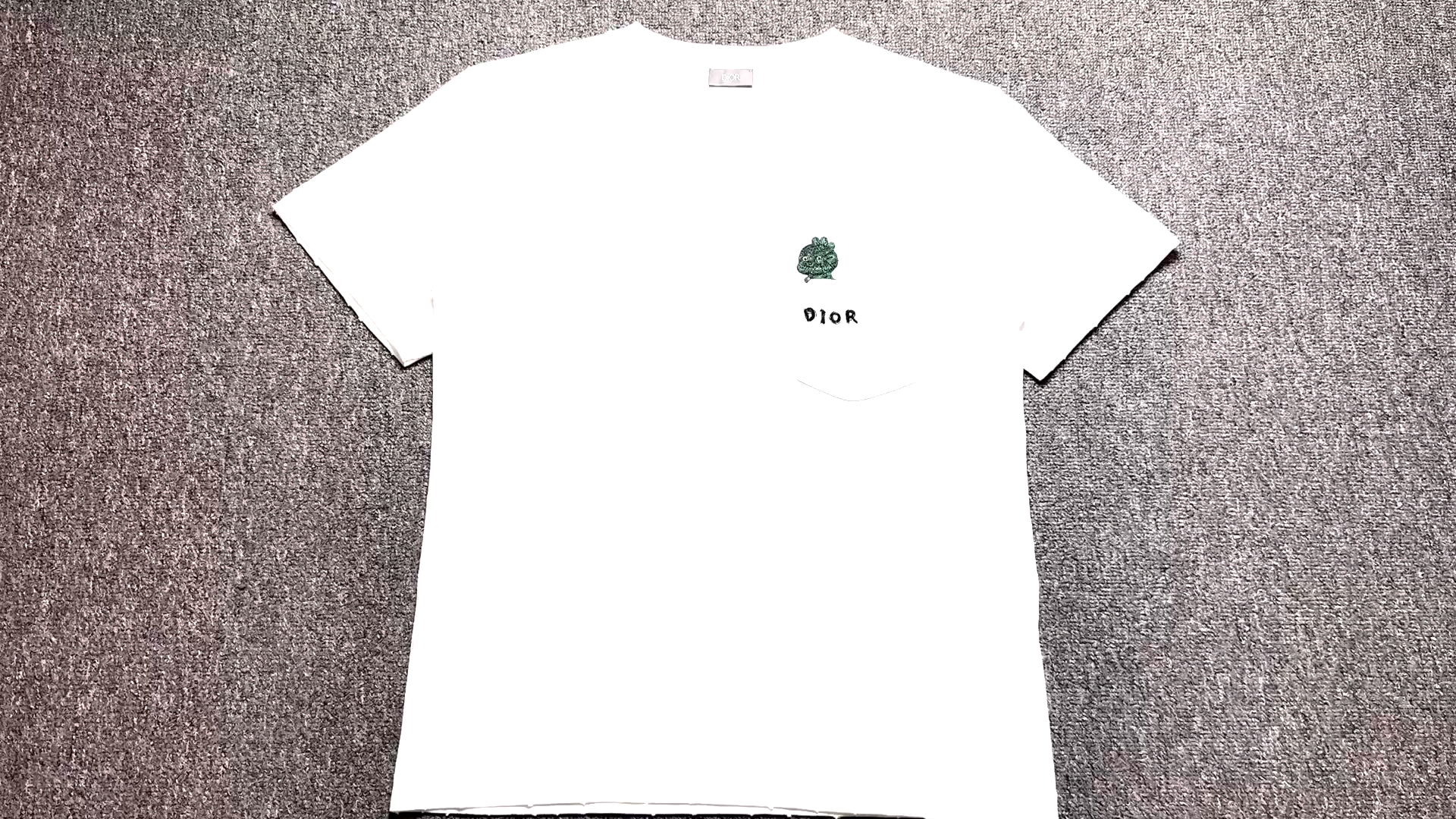 Dior Cute monster embroidery T-shirt(413J648A0849-C089) Dior Cute monster embroidery T-shirt(413J648A0849-C089)