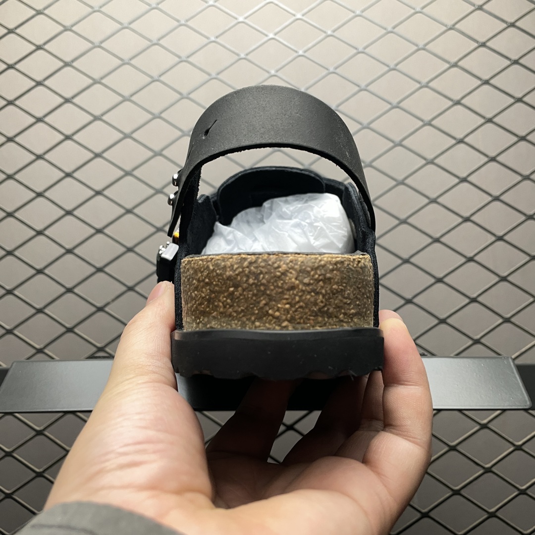 Dior × BIRKENSTOCK Tokio Mule "Nubuck/Calfskin/Black"（3SA116ZSD_H900）