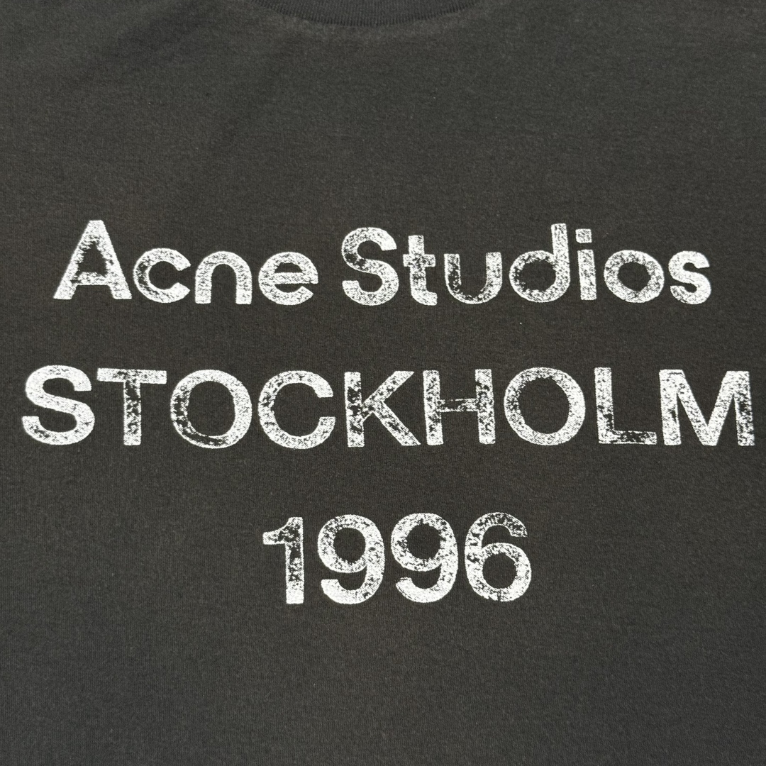 Acne Studios Edden 1996 Logo Long Sleeve T-Shirt (CL0197-BM0）