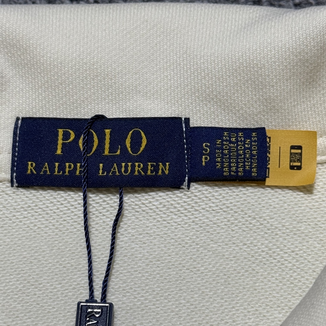 POLO RALPH LAUREN Logo-embroidered half-zip cotton sweatshirt（710961601-001）