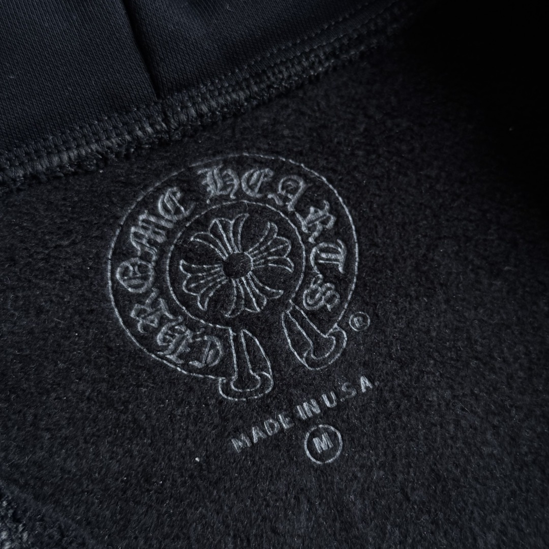 CHROME HEARTS Multi Color Cross Zip-Up Hoodie Black (CH-2022100803）