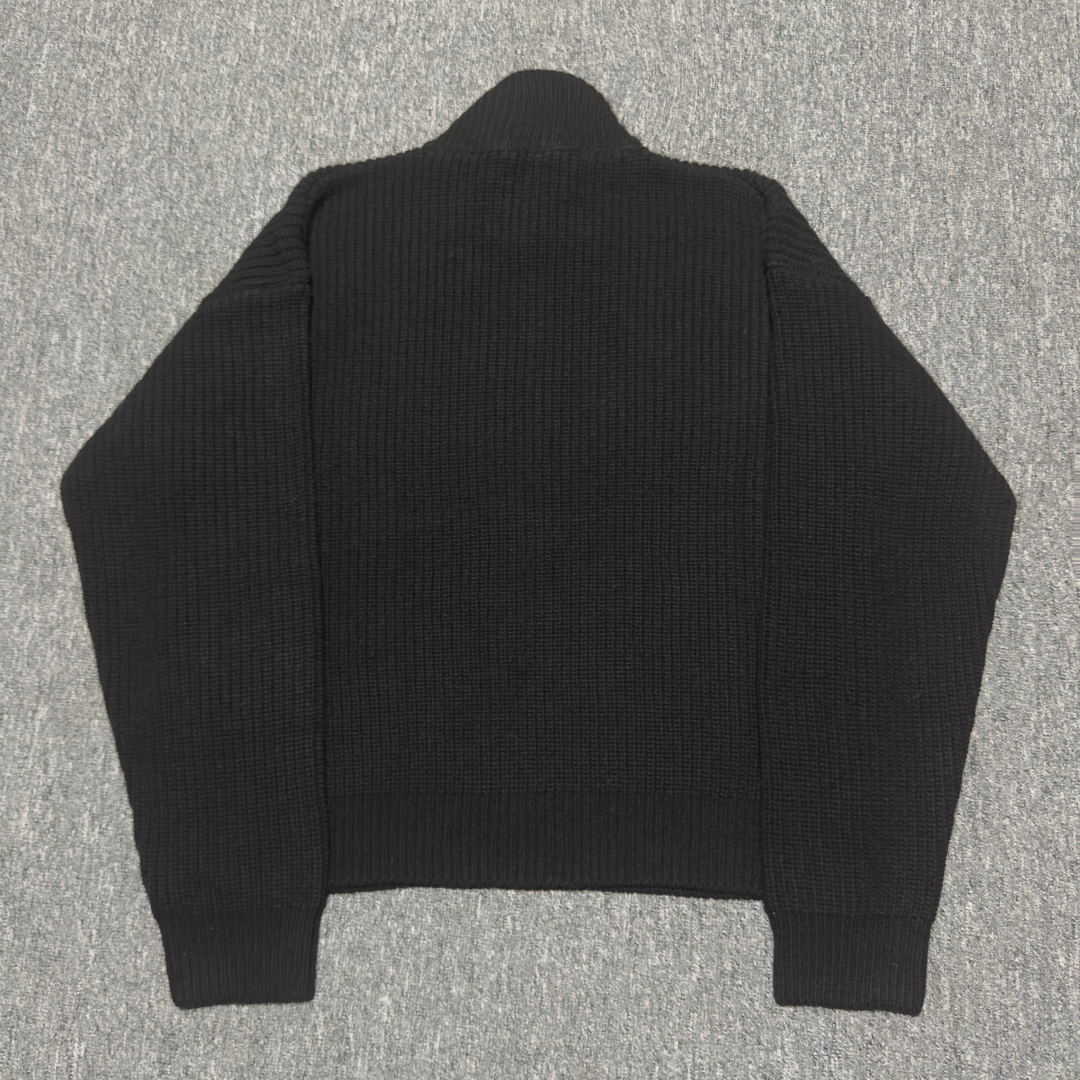 CELINE Triomphe trucker cardigan in wool(RY09T0ZPV-38NO）