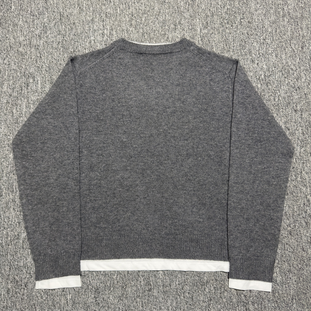 Miu Miu Cashmere Sweater 'Ardesia'（MMLB61-174K-F0480-S-OOO）