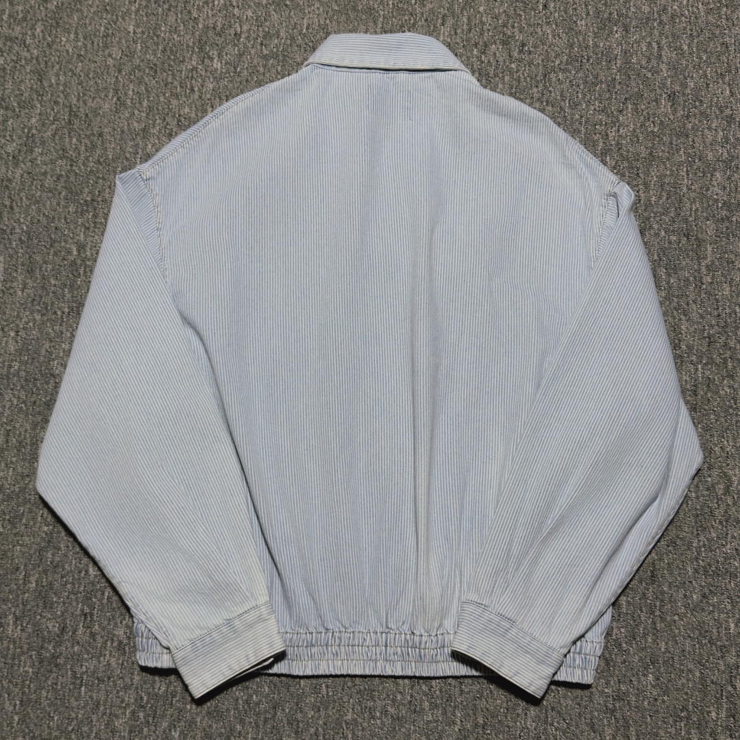 MIU MIU GWB149 Striped Chambray Jacket（GWB149-17NO-F0013-S-OOO）