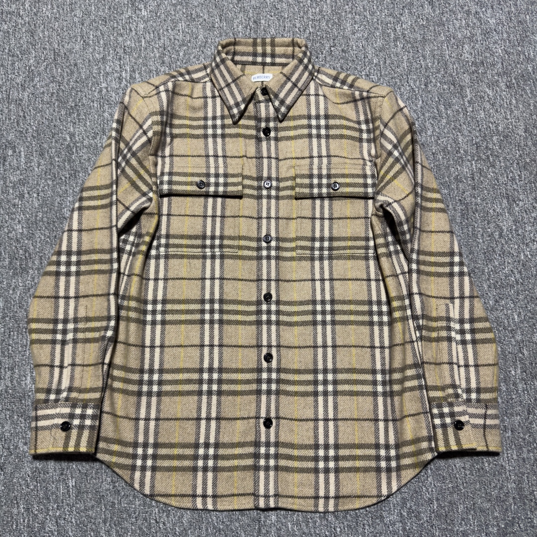 Burberry Embroidered Flannel Shirt（81016821）