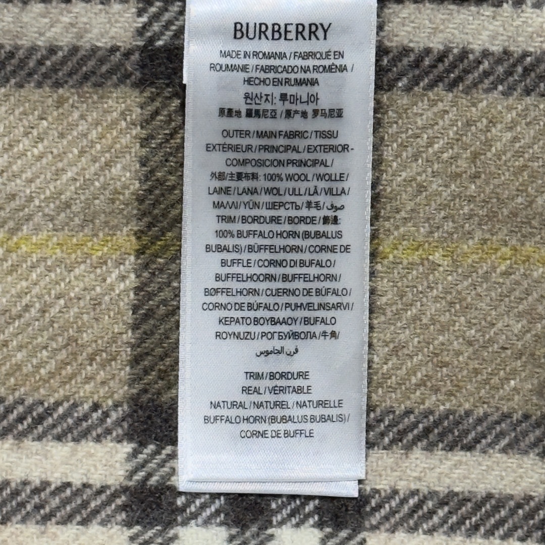 Burberry Embroidered Flannel Shirt（81016821）