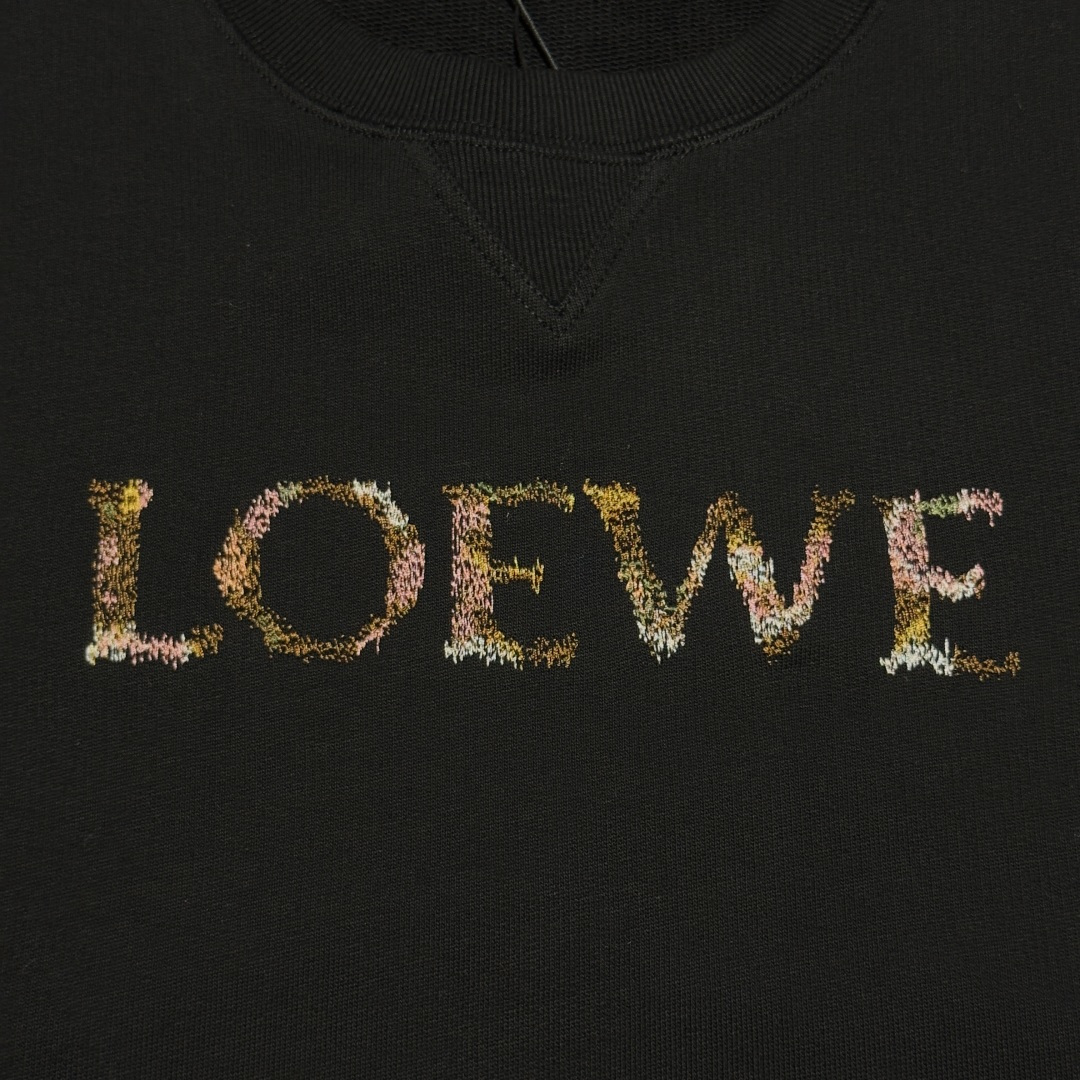 LOEWE Sweatshirt with Embroidered Logo (H526Y24X63-1100）
