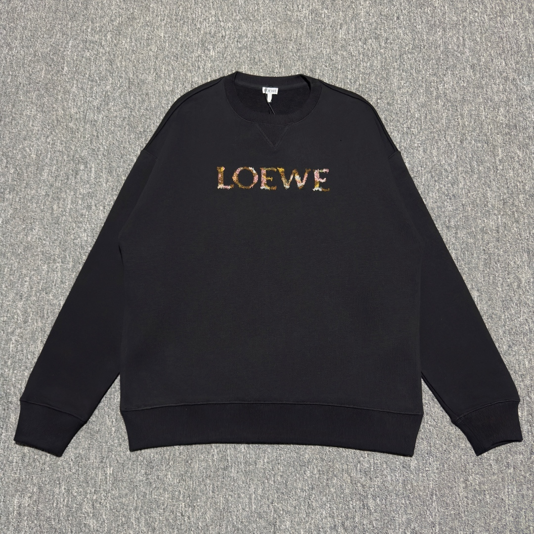 LOEWE Sweatshirt with Embroidered Logo (H526Y24X63-1100）
