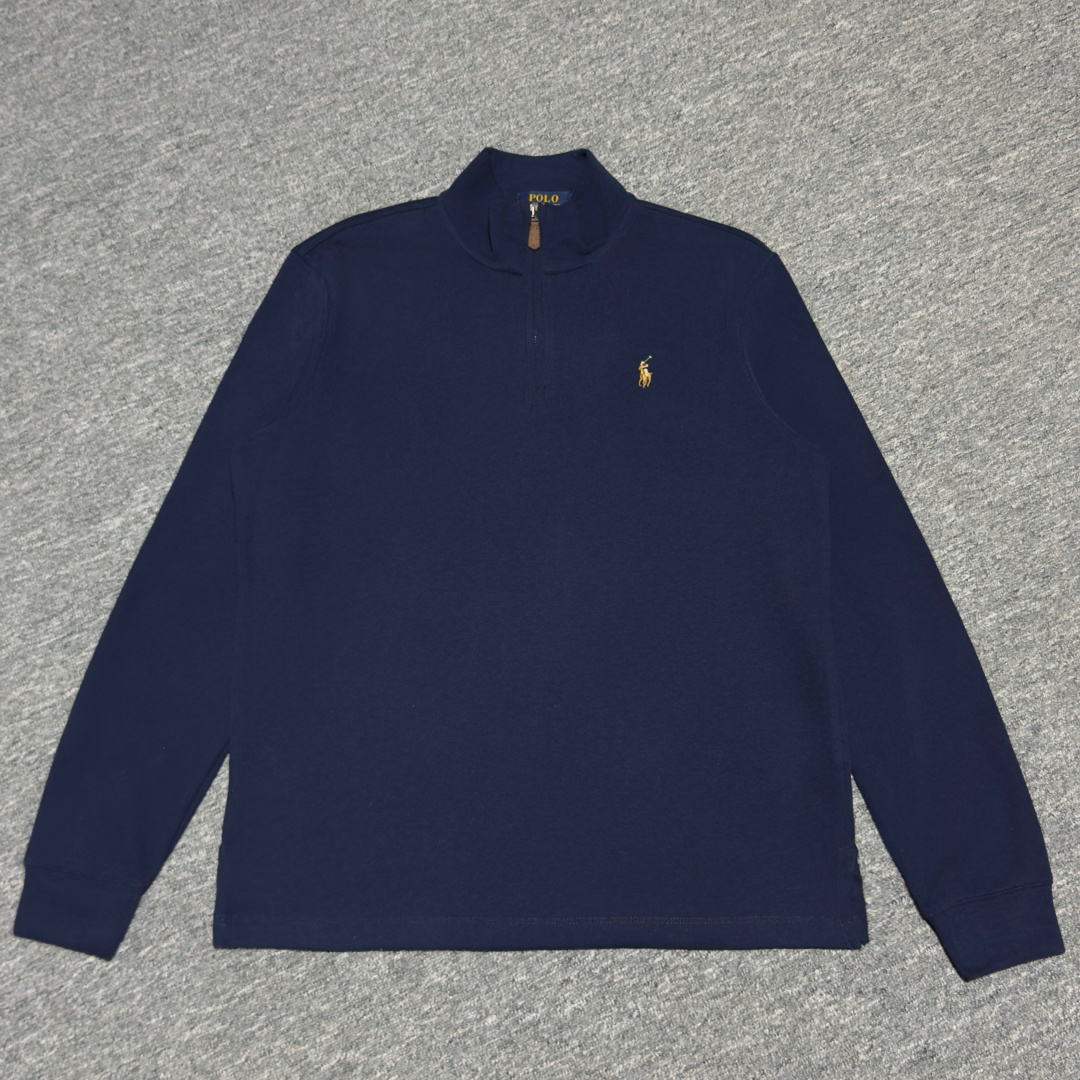 Polo Ralph Lauren Half-zip Logo Embroidered Sweatshirt（710857073-013）