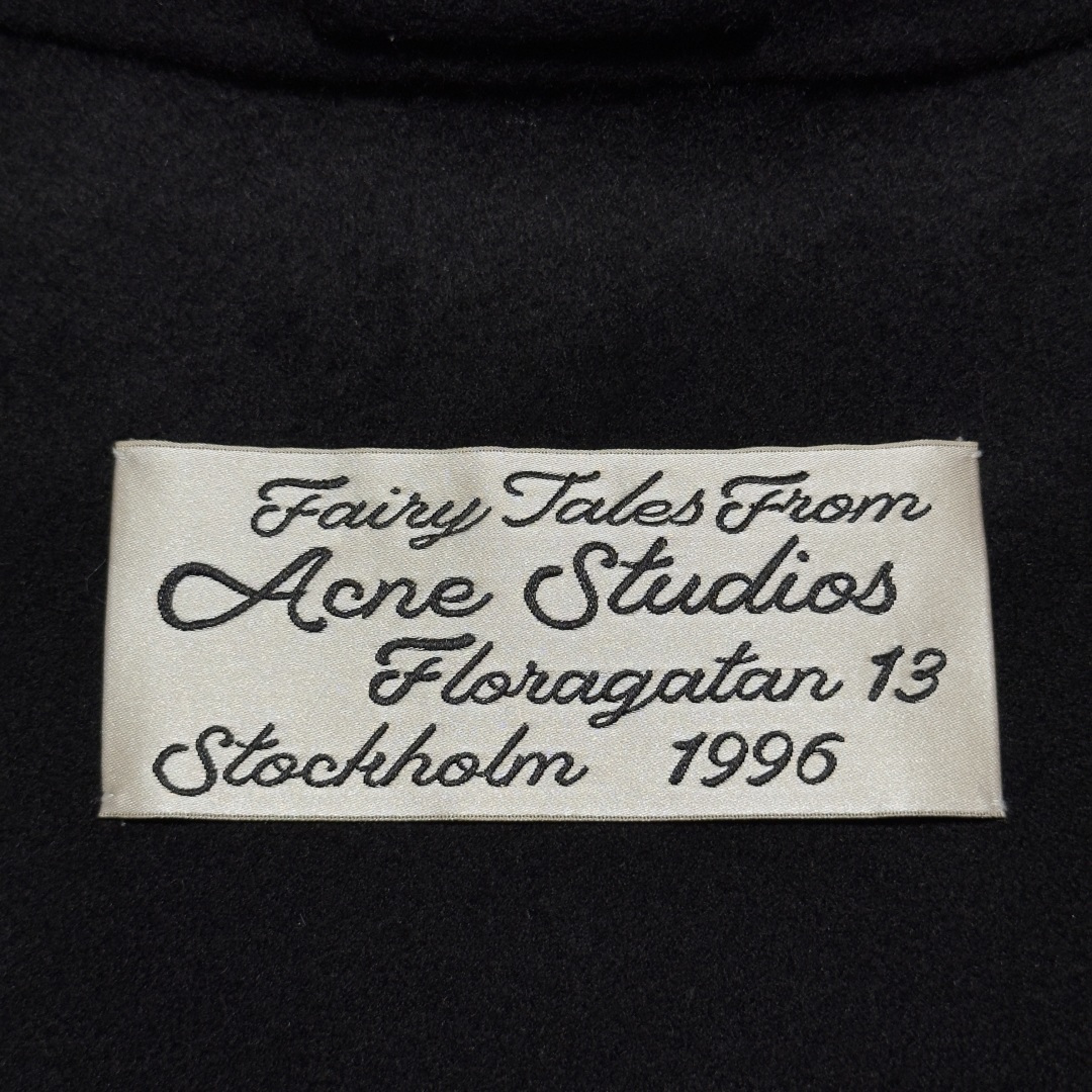 Acne Studios FW25 Acne Studios Coats Black (B90837-900）