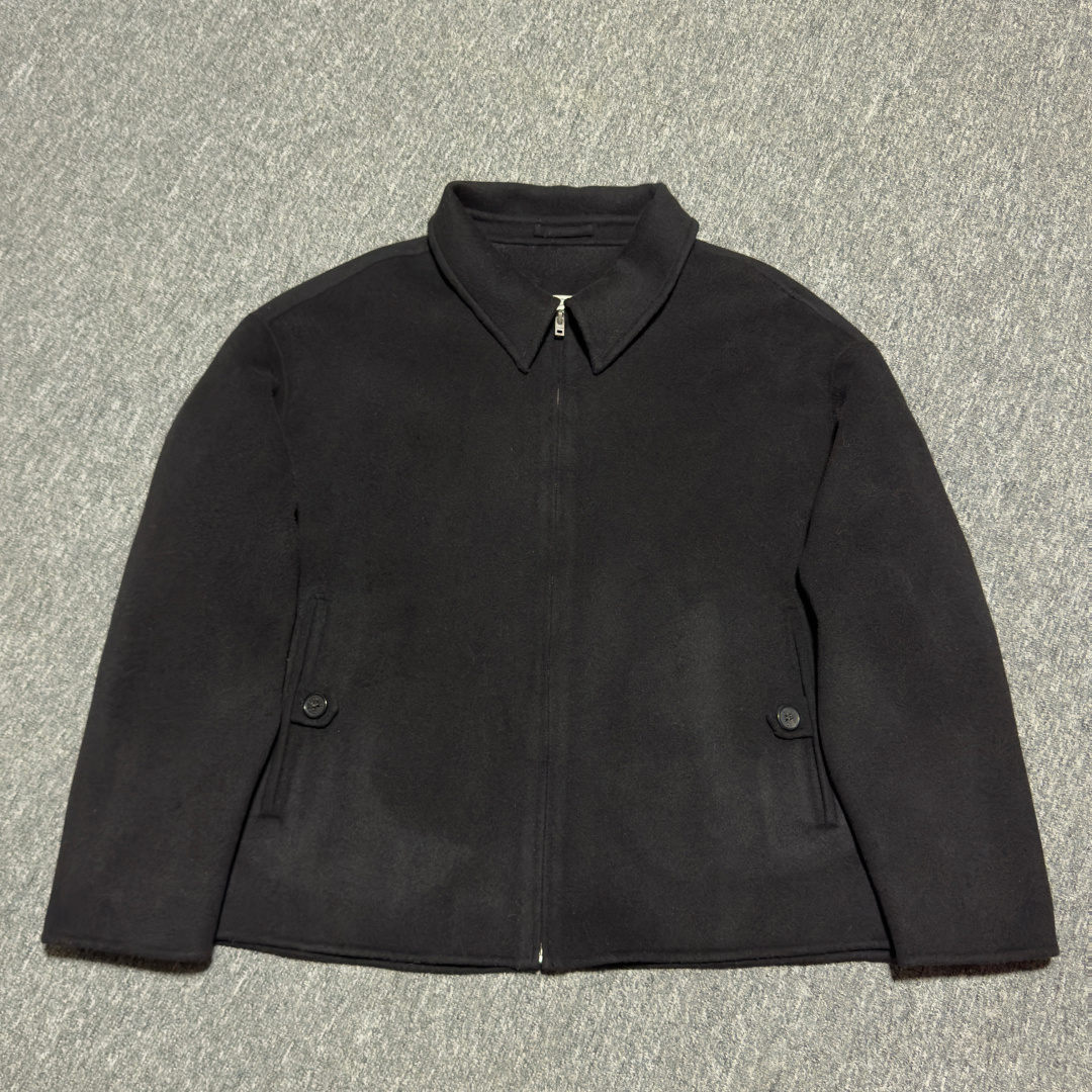 Acne Studios FW25 Acne Studios Coats Black (B90837-900）