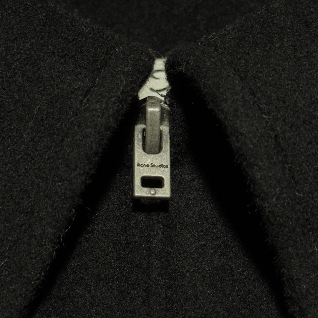 Acne Studios FW25 Acne Studios Coats Black (B90837-900）