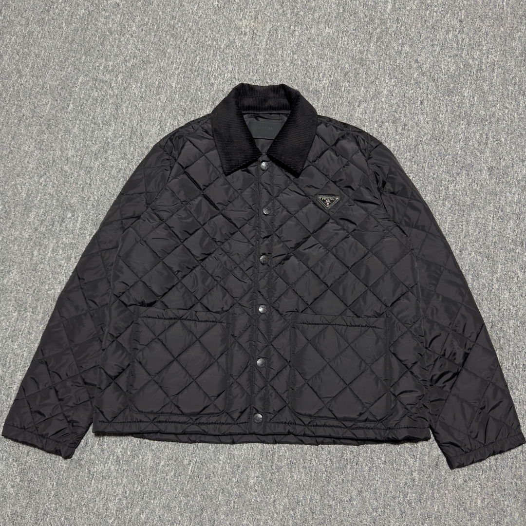 Prada Re-Nylon Quilted Jacket Black (SGC765-1WQ9-F0002-S-OOO）