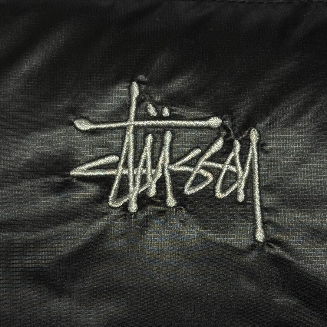 Stussy Micro Down Parka hooded down jacket for men and women "black and gray"（115685）