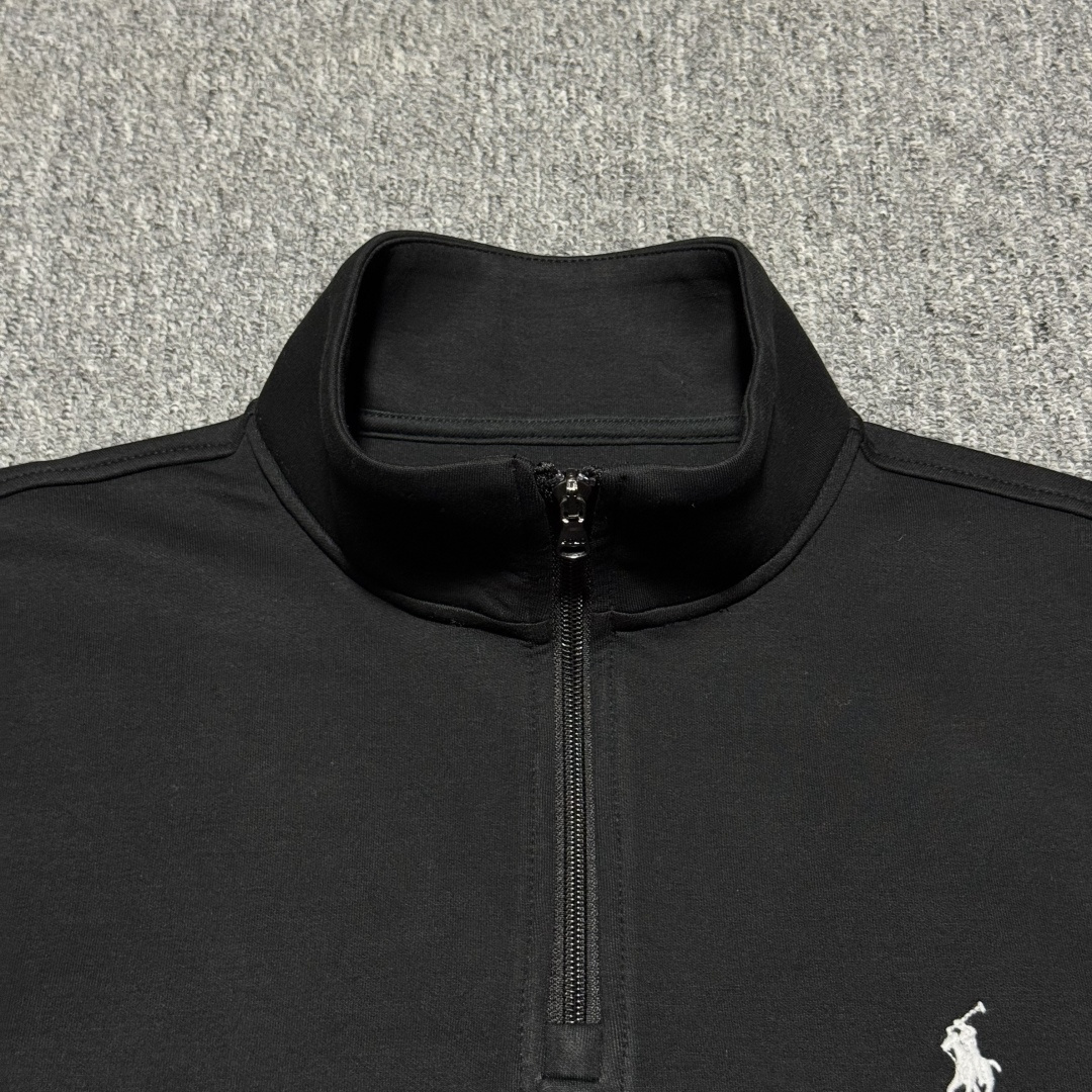 Polo Ralph Lauren Logo Patch Half zip Pullover（710905382-006）