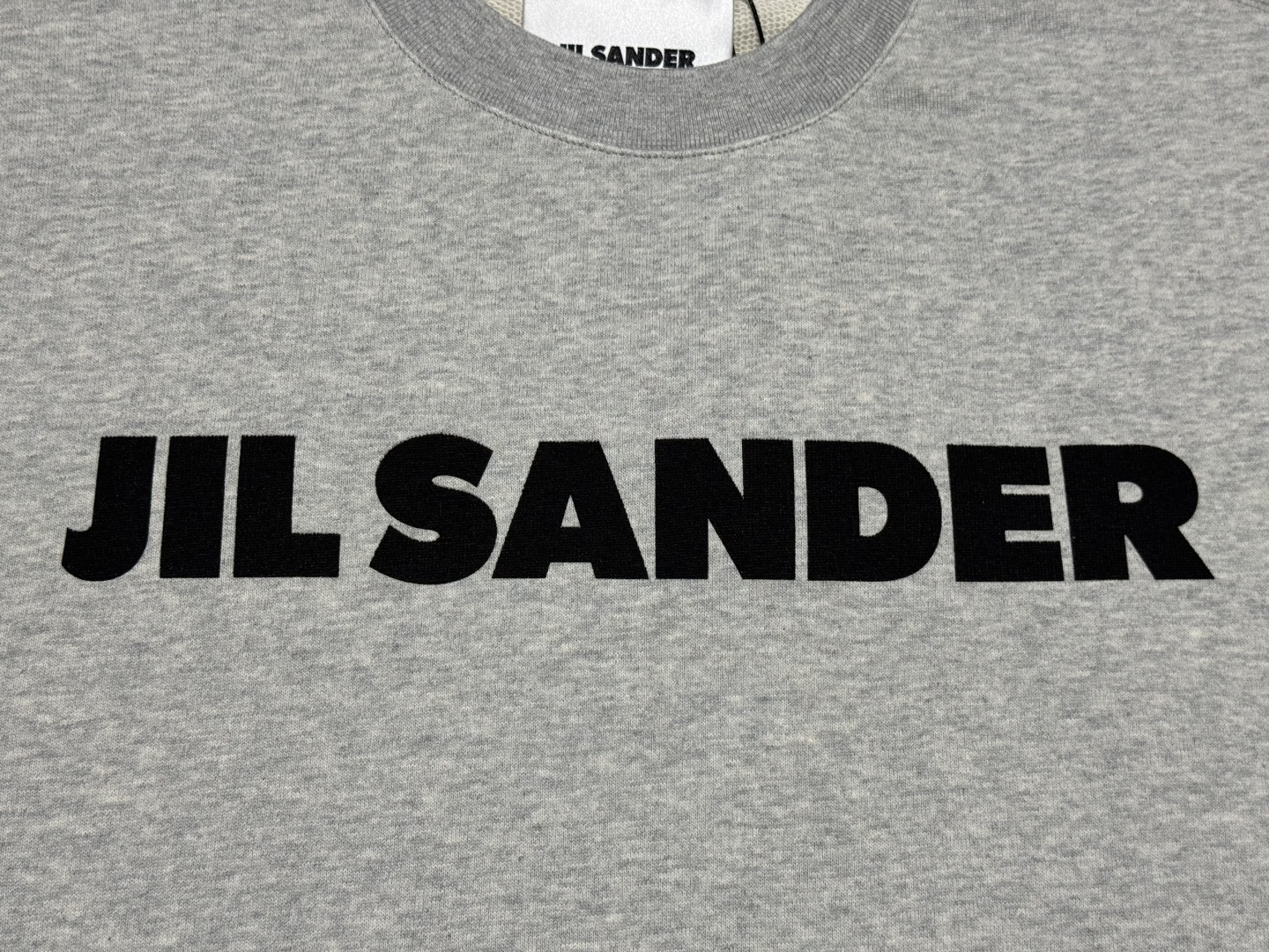 JIL Sander logo cotton sweatshirt（J53GU0003J20010-052）