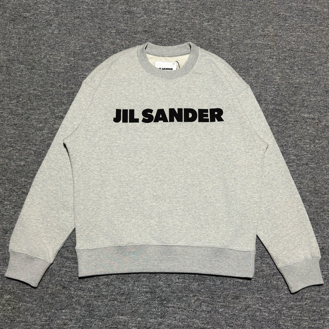 JIL Sander logo cotton sweatshirt（J53GU0003J20010-052）