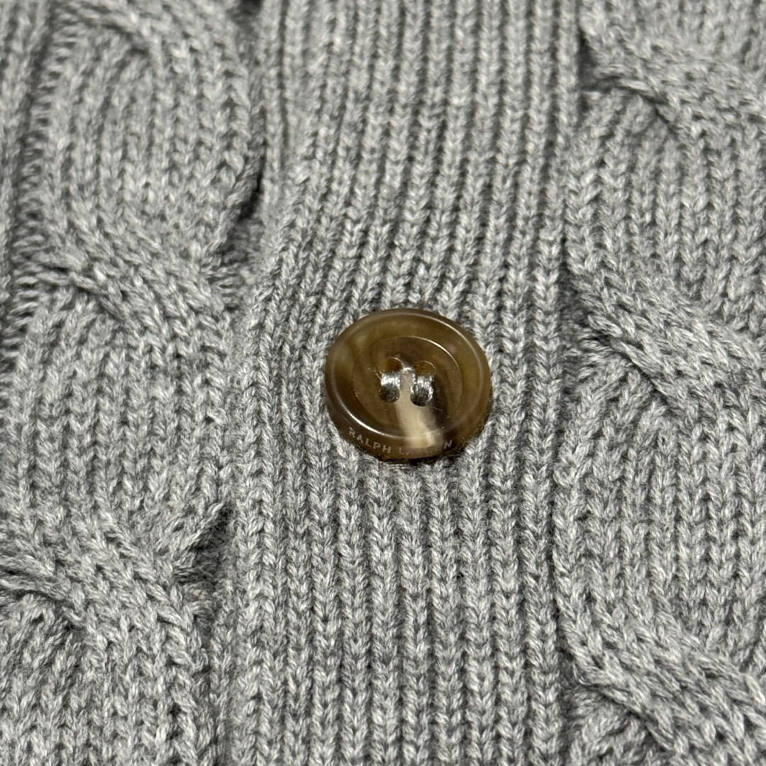 POLO RALPH LAUREN Men's Cable Knit Cotton Cardigan（MNPOSWE16822391-020）