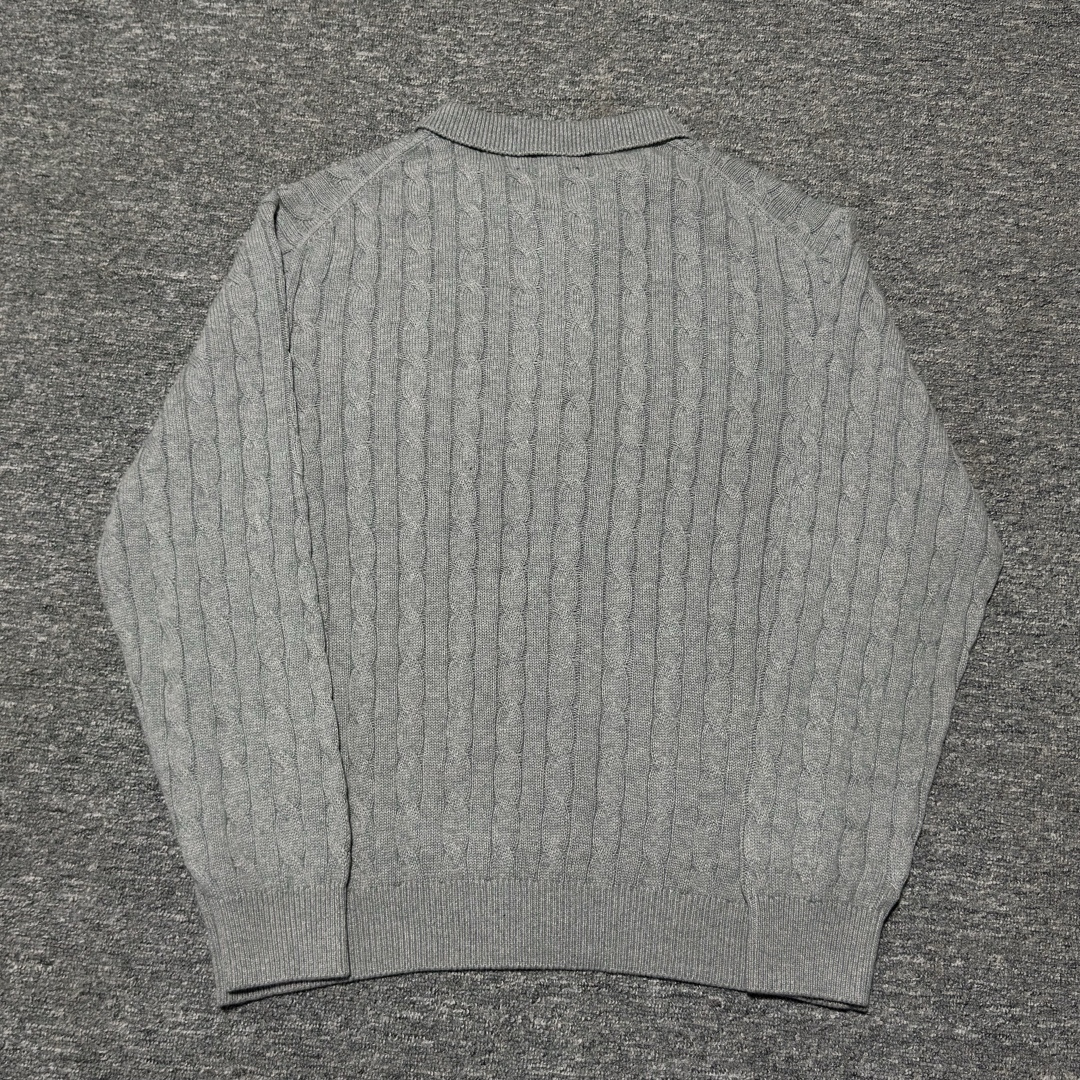 POLO RALPH LAUREN Men's Cable Knit Cotton Cardigan（MNPOSWE16822391-020）