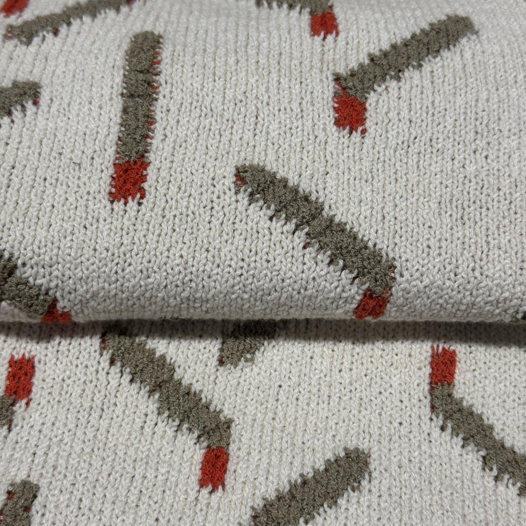 Bottega Veneta Cotton Jacquard Match Sweater（823297V5ET09104）