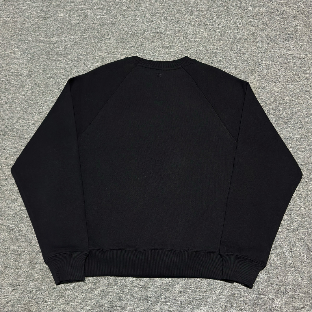 Ami Paris Ami De Coeur Black Sweatshirt（USW771747）