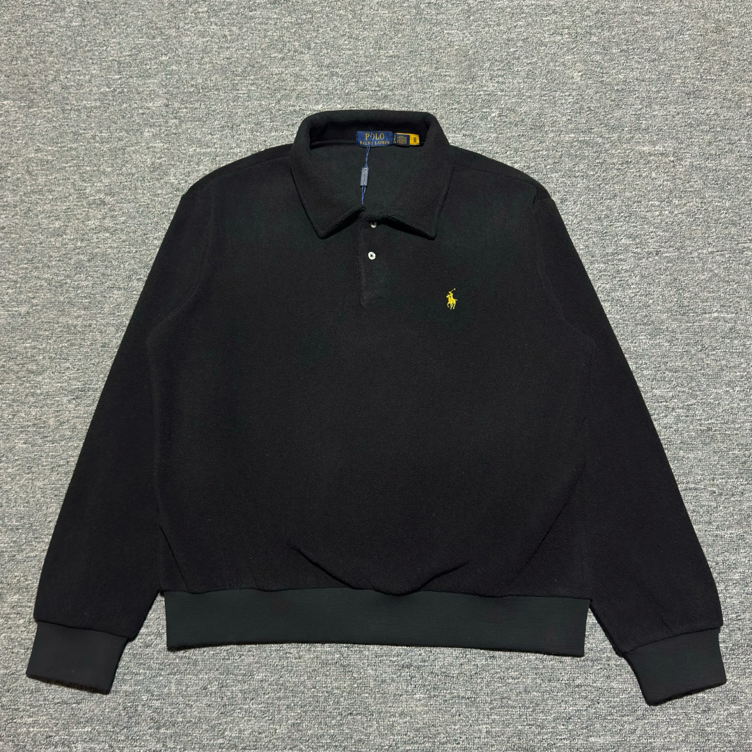 Polo Ralph Lauren brushed fleece polo collar pullover（MNPOKNI16824679-001）