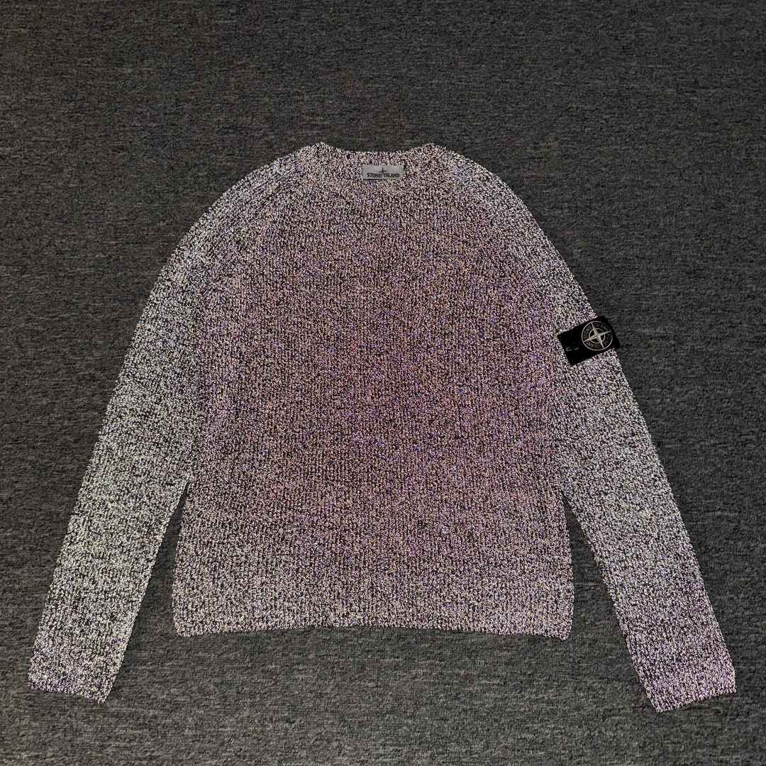 Stone Island Logo Patch Crewneck Jumper（K2S155100026S00L3-V0M6B）