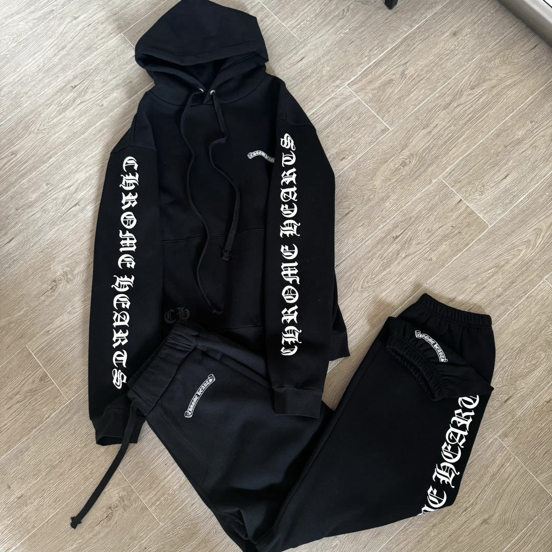 【S】Chrome Hearts Logo-print tracksuit (CHTZ003）