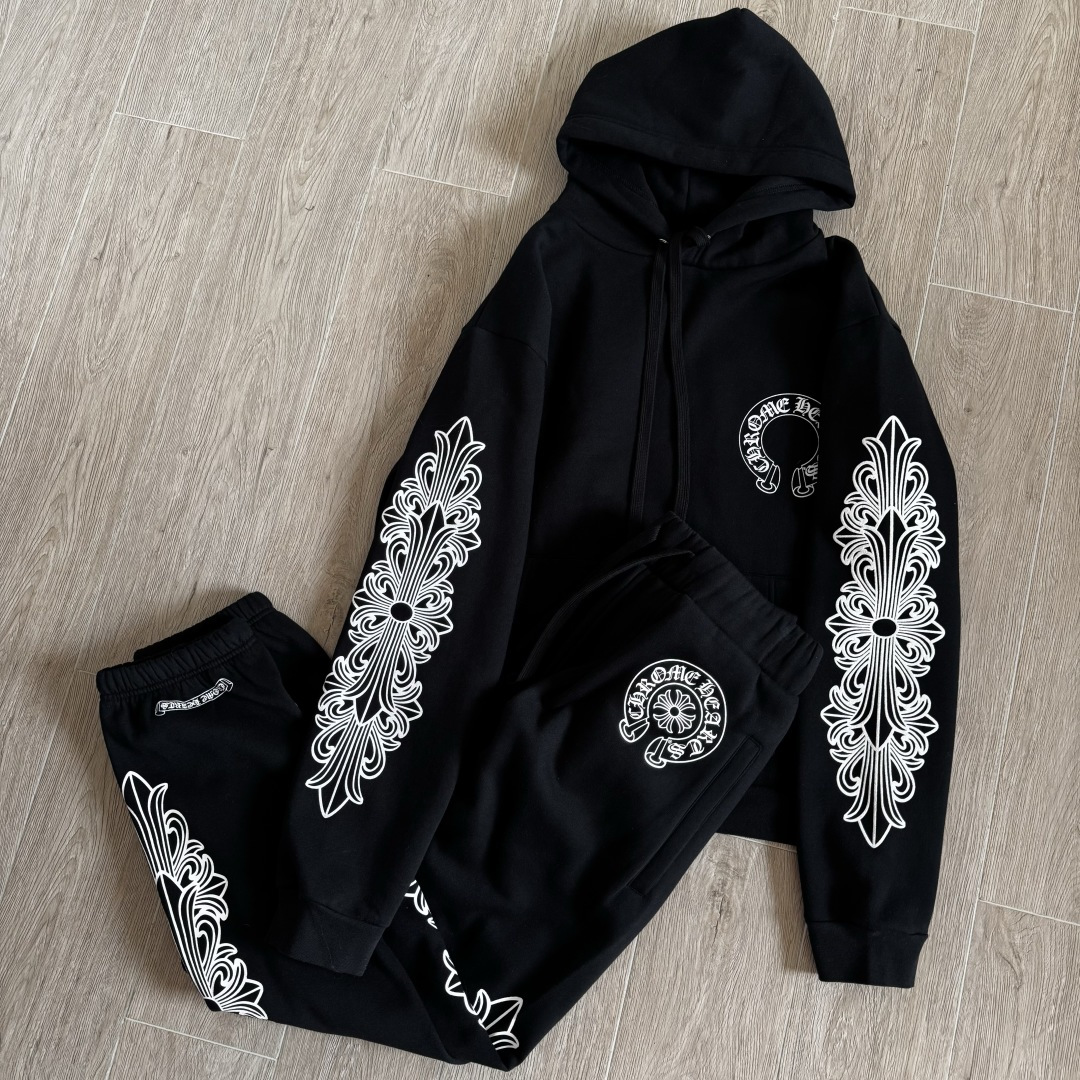 S】Chrome Hearts Floral Collection Matching Set (CHTZ001）