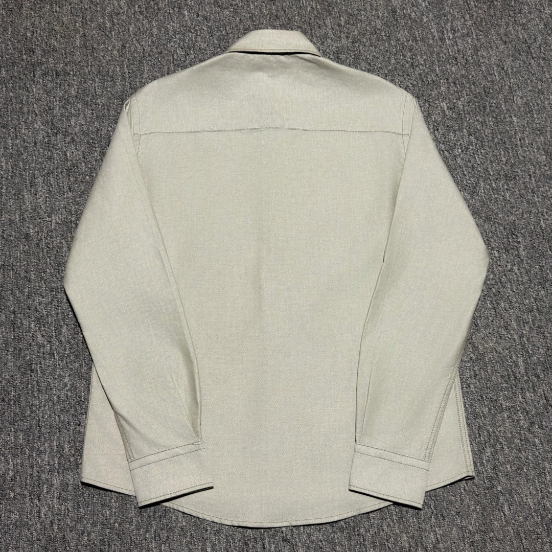 AMI Paris Green AMI DE CŒur Cotton Button-Up Shirt（USH060CO0031-376）