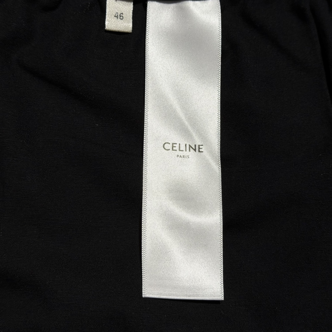 CELINE drawstring trousers IN cotton canvas（RP07U0S91-38NO）